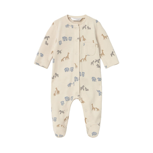 Blue Bell Safari Animals Footie Romper