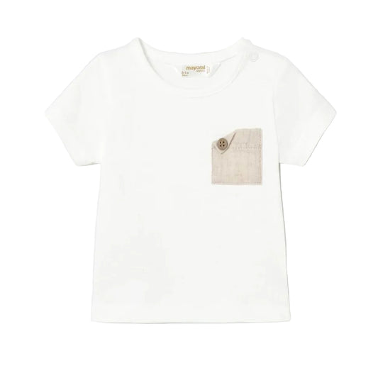 Cream Wheat Pocket T-Shirt