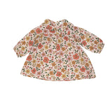Poppies And Starflowers Peter Pan Collar Dress And Diaper Cover