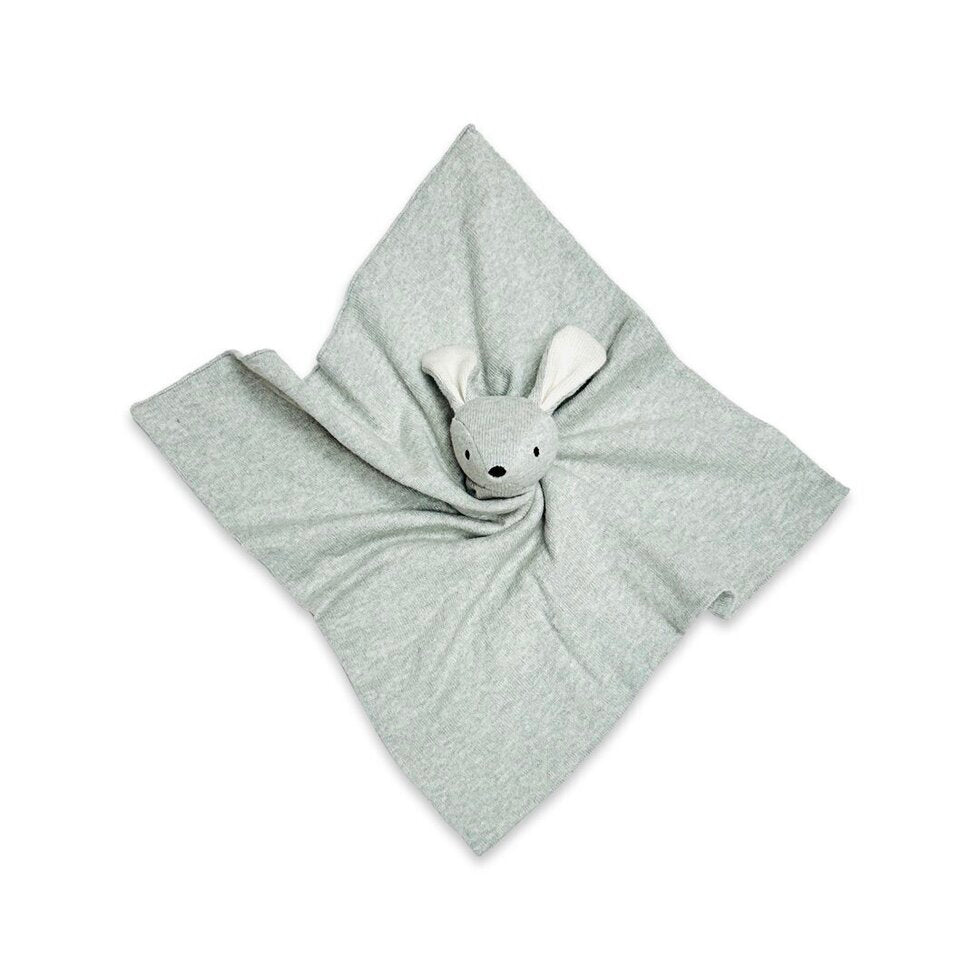 Mouse - Organic Baby Lovey Security Blanket Color:: Grey Heather