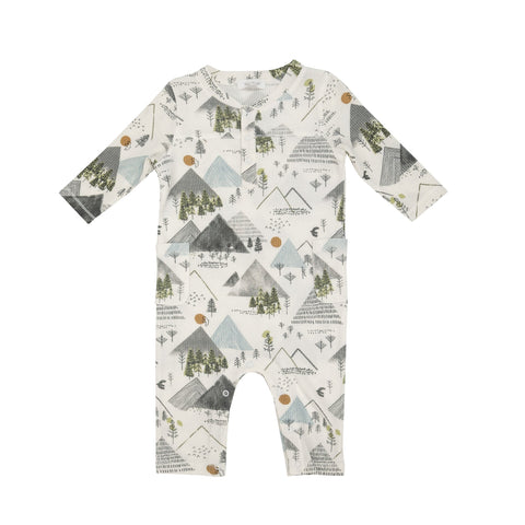 Mountains Romper: Multi Color
