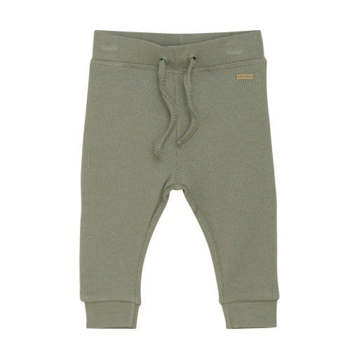 Baby Ribbed Lounge Pants: Sea Spray