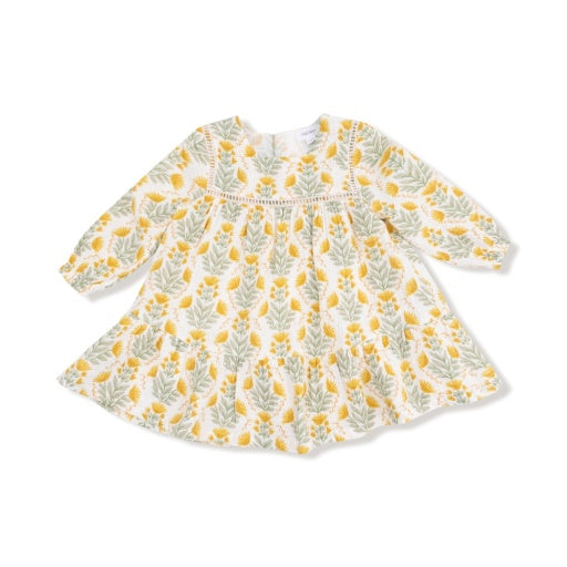 Ladder Trim Dress Winter Dandelions