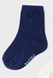 Baby Crew Socks: Navy Blue