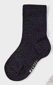 Cotton Crew Socks: Black