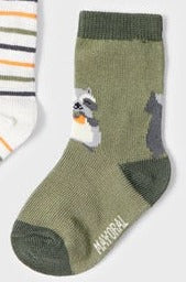 Moss: Green with Racoon
