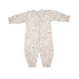 Woodland Cameos Smocked Romper: Multi Color