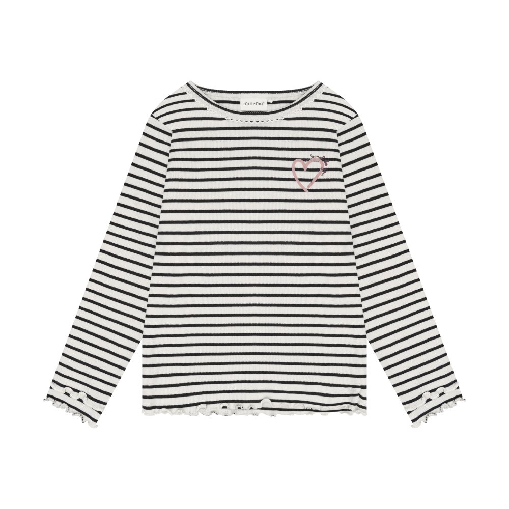 Tap Shoe T-Shirt LS Y/D Rib