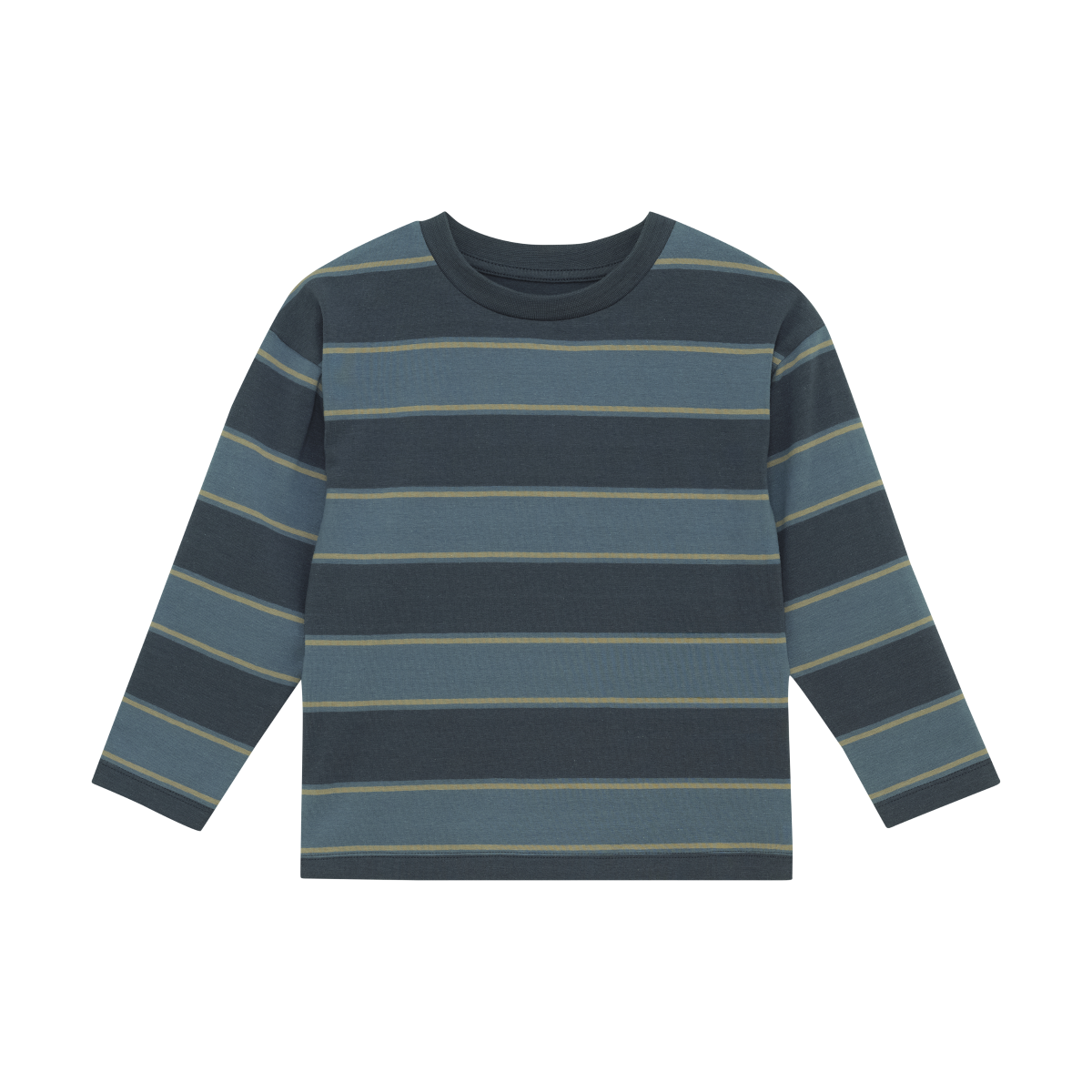 Midnight Navy Colorblock Long Sleeve Tee