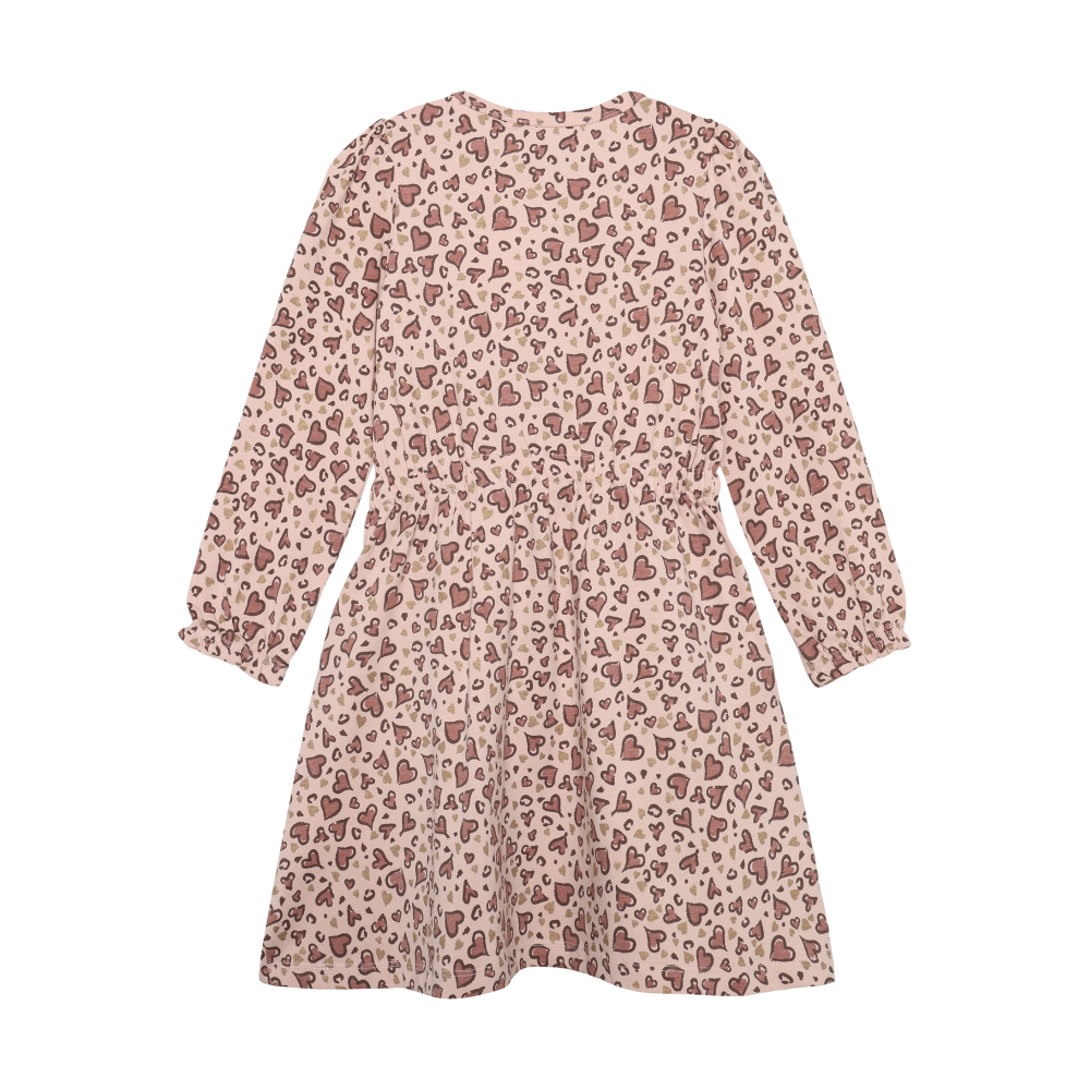 Cameo Rose Hearts Long Sleeve Dress