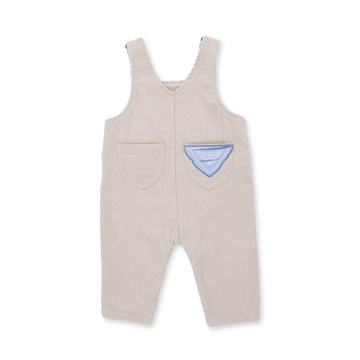 Peyote Corduroy Uni Old School Overall with Horse Applique