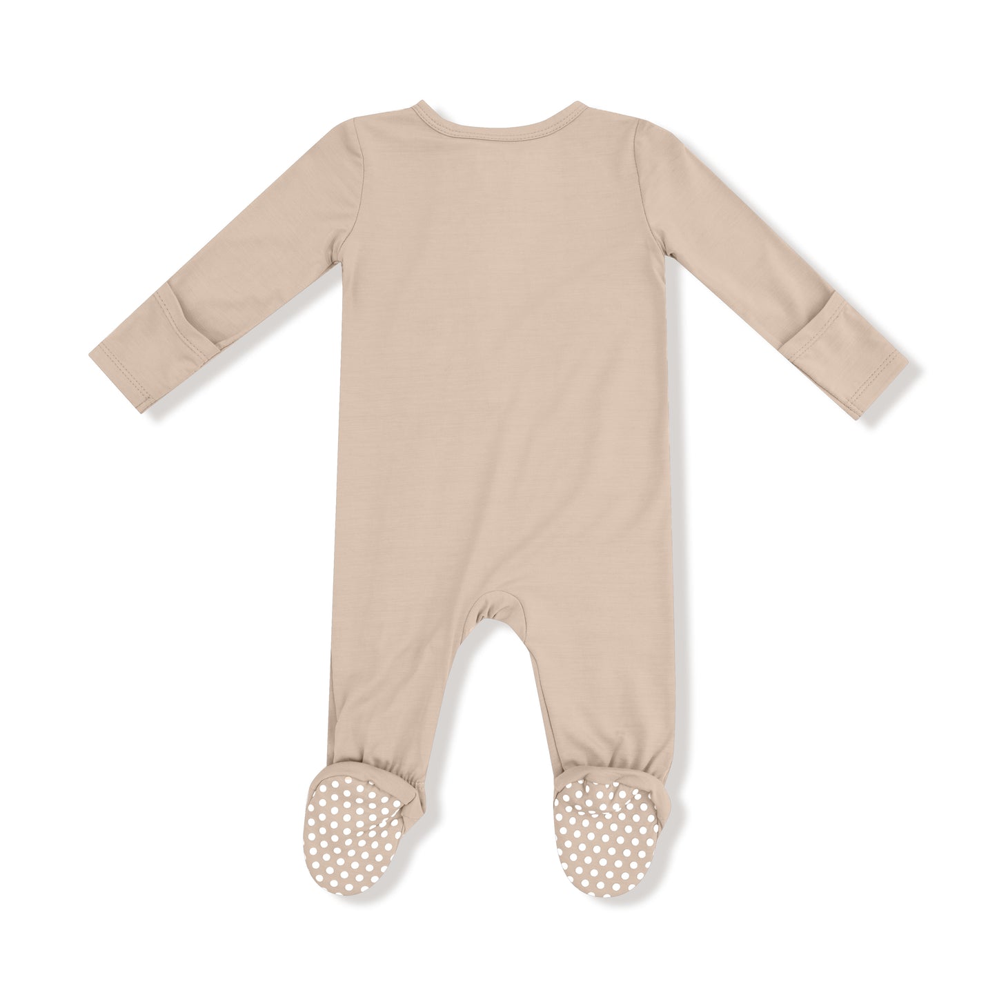 Basics - Smoke Gray - 2 Way Zipper Footie