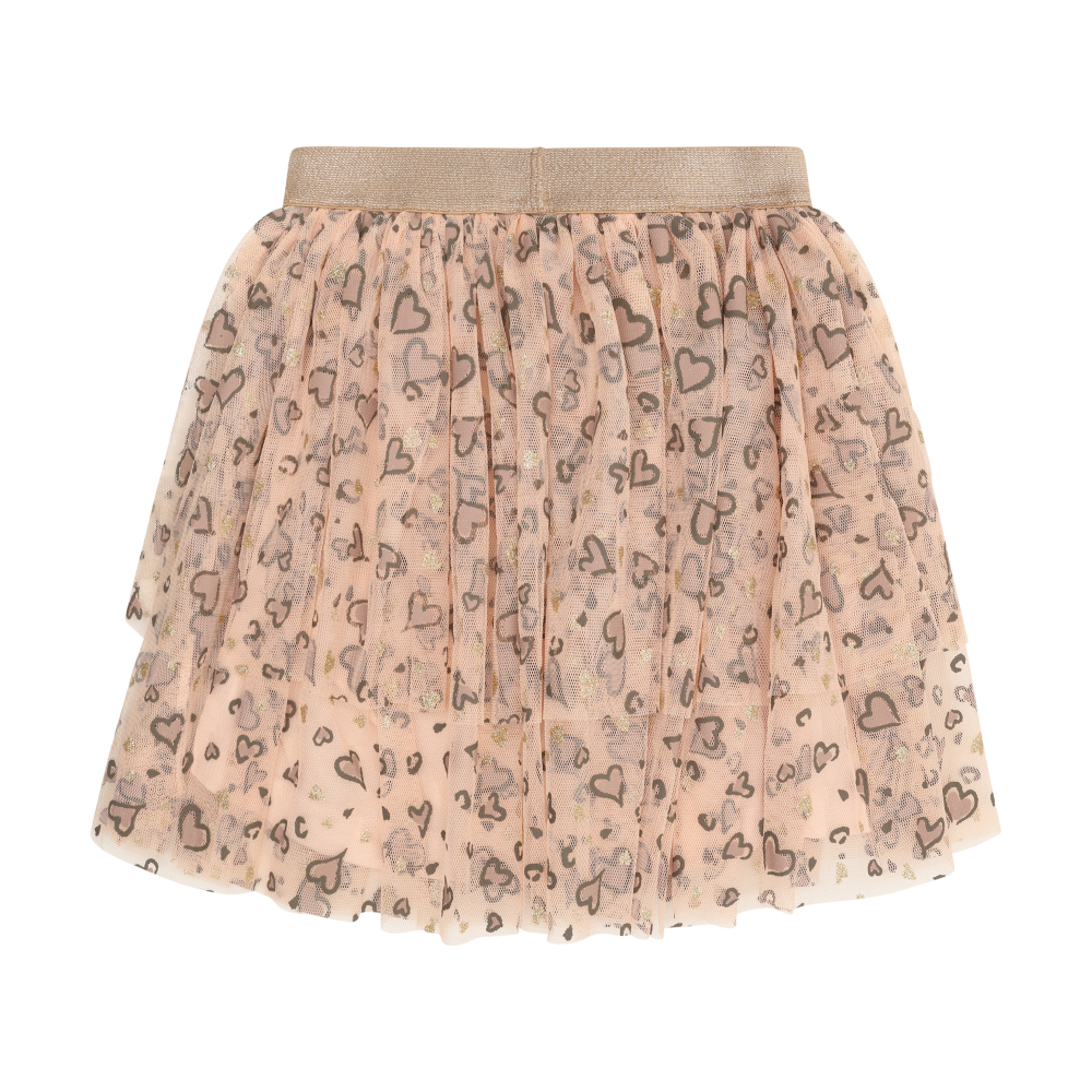 Cameo Rose Mesh Hearts Skirt