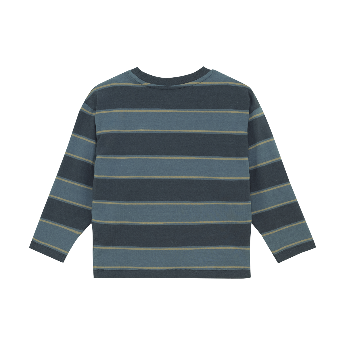 Midnight Navy Colorblock Long Sleeve Tee