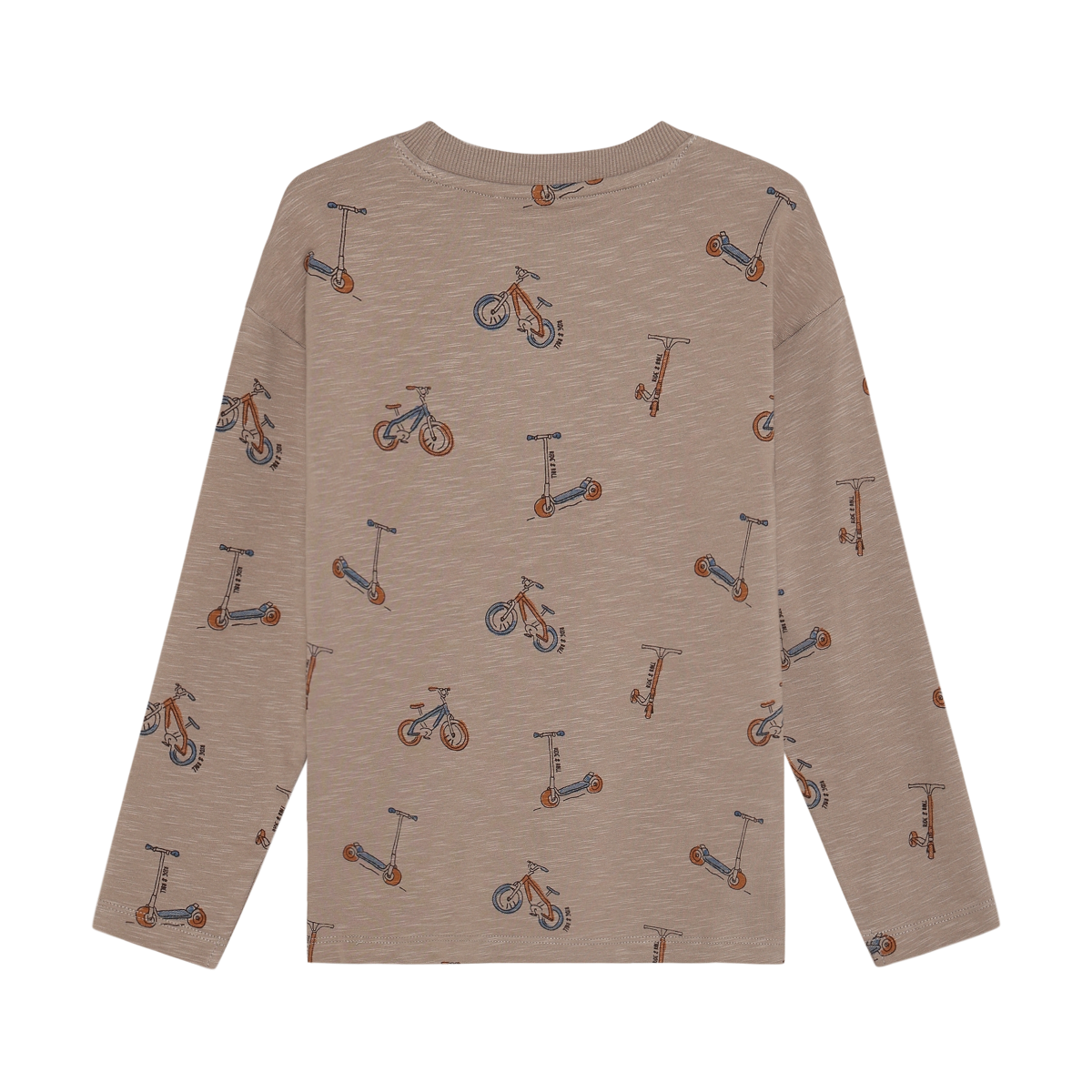 Fungi Scooter & Bikes Long Sleeve Tee