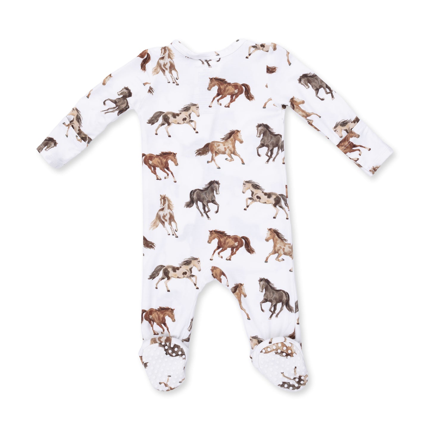 Wild Horses 2 Way Zipper Footie