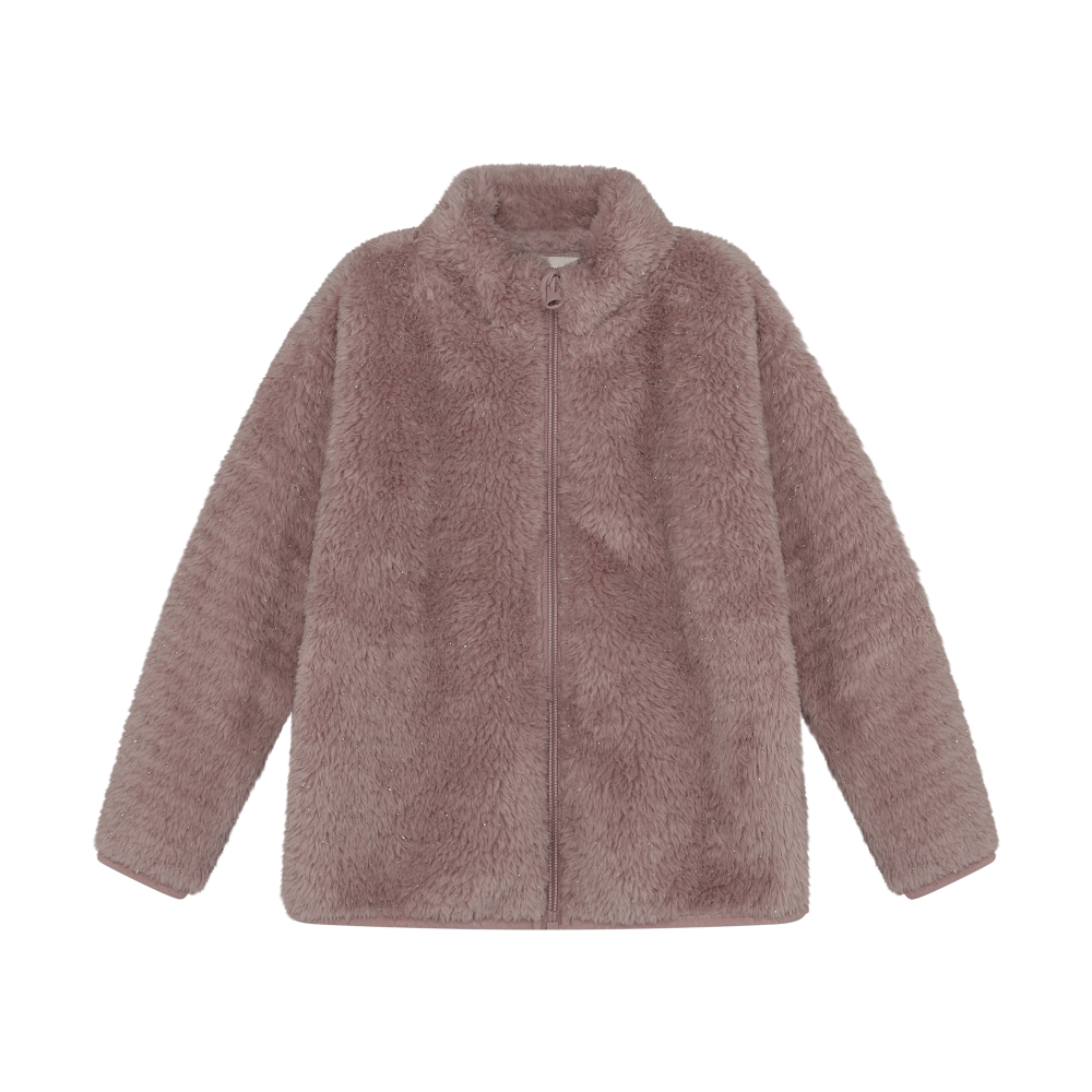 Fawn Teddy Jacket Glitter