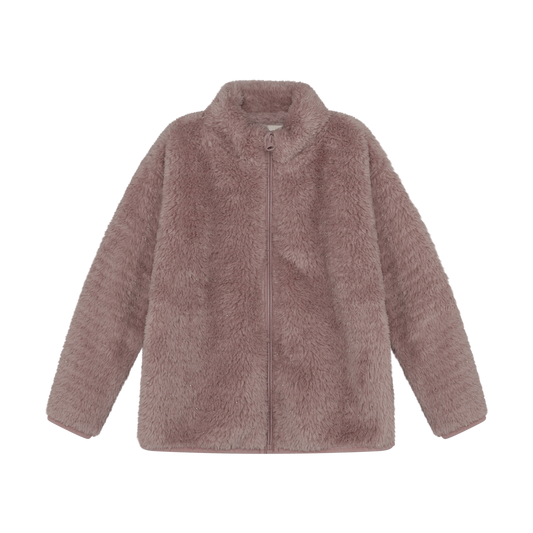 Fawn Glitter Teddy Jacket