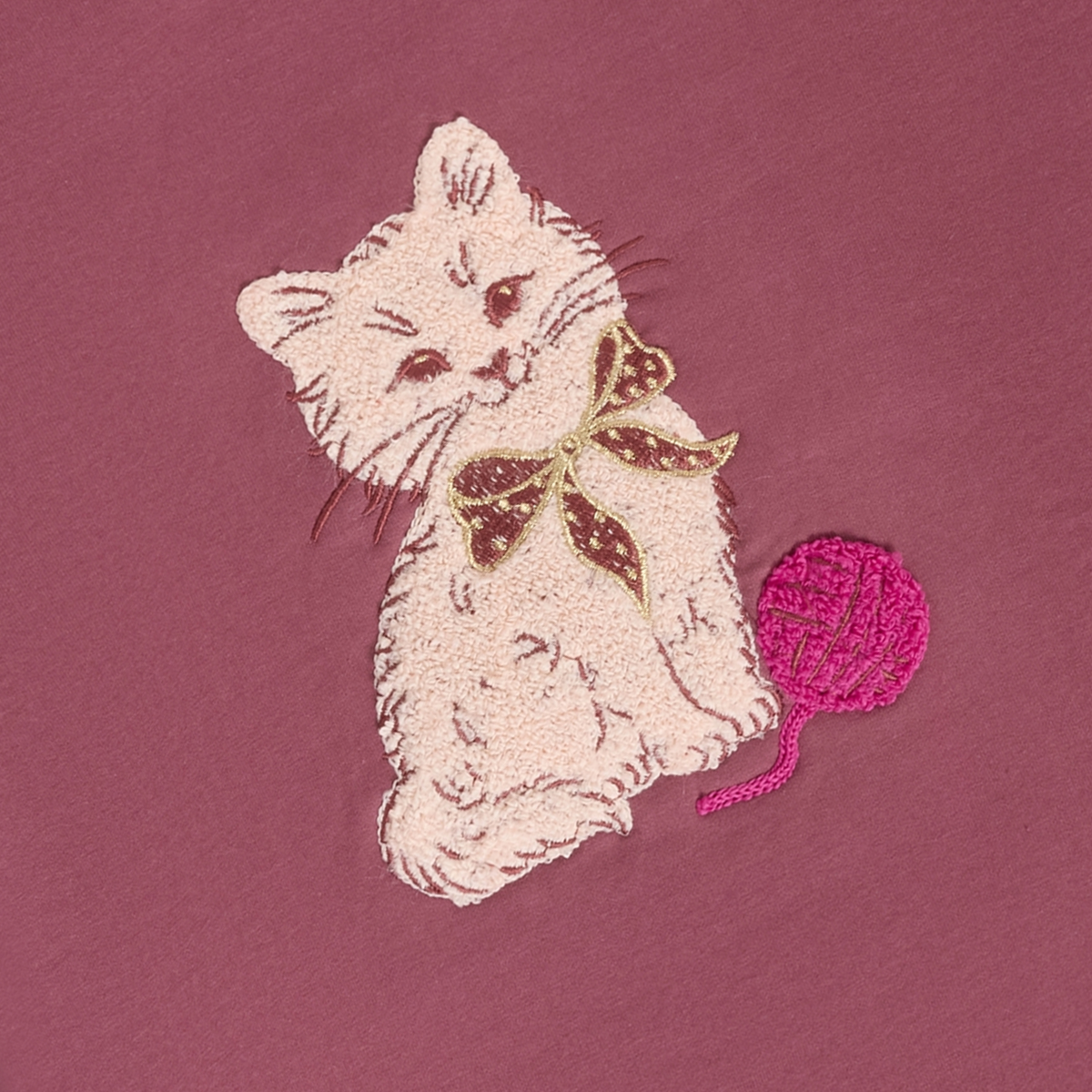 Crushed Berry Kitty Sweatshirt