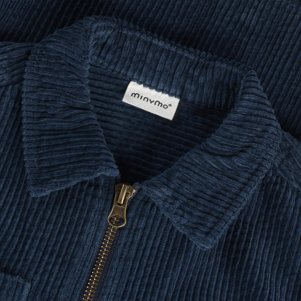 Midnight Navy Collared Corduroy Jacket