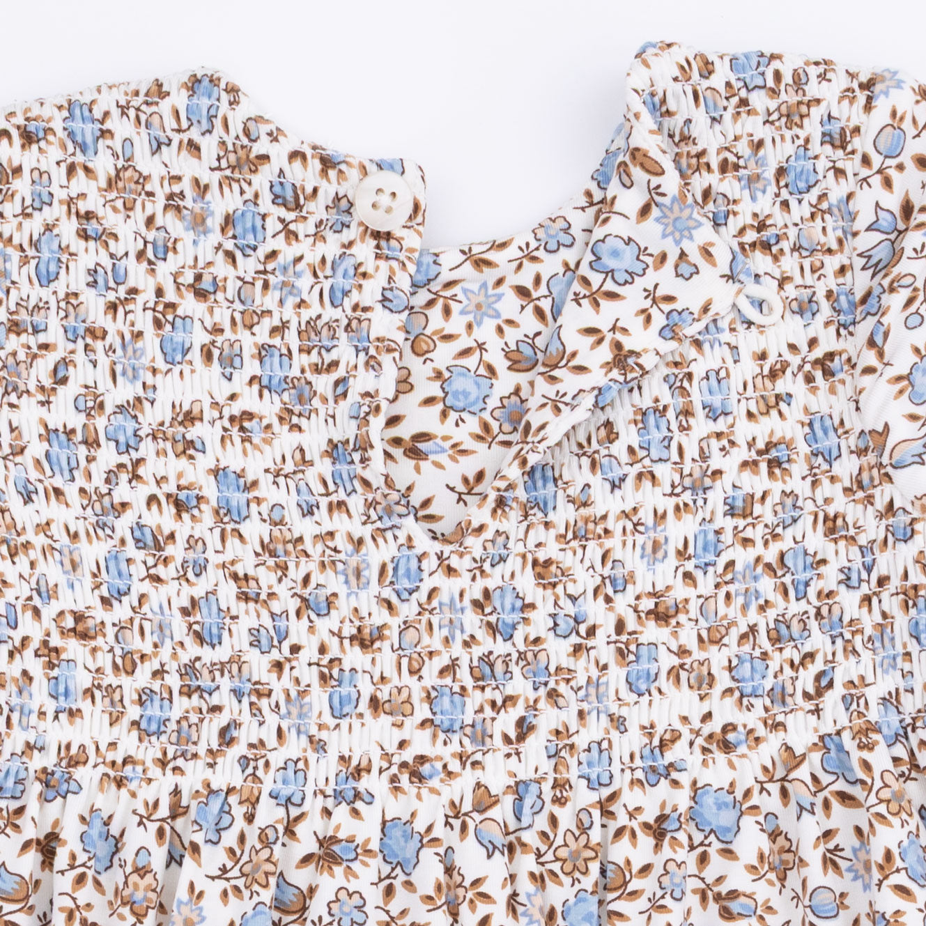 Hazel Floral Caitlyn - Smocked Bodice Dress