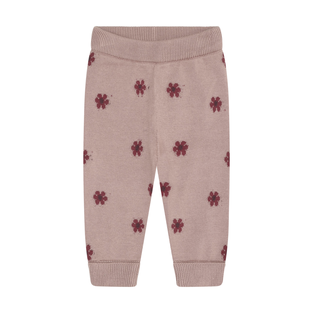 Fawn Flowers Knit Pants
