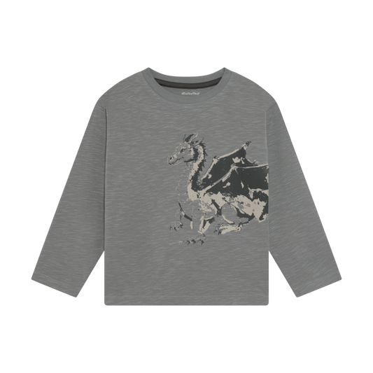 Profile Gray Dragon Long Sleeve Tee