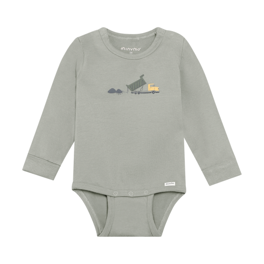 Shadow Dump Truck Long Sleeve Onesie