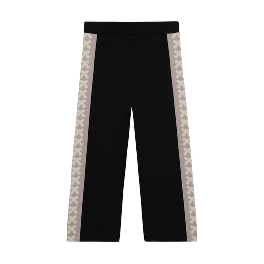 Black Fawn Bow Detail Pants
