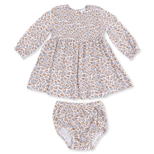 Hazel Floral Caitlyn - Smocked Bodice Dress