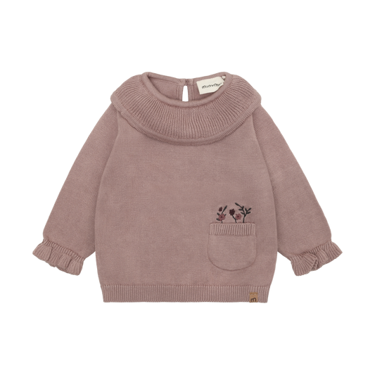Fawn Knit Collared Pullover Sweater