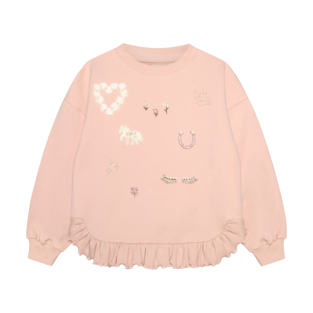 Cameo Rose Sweatshirt LS