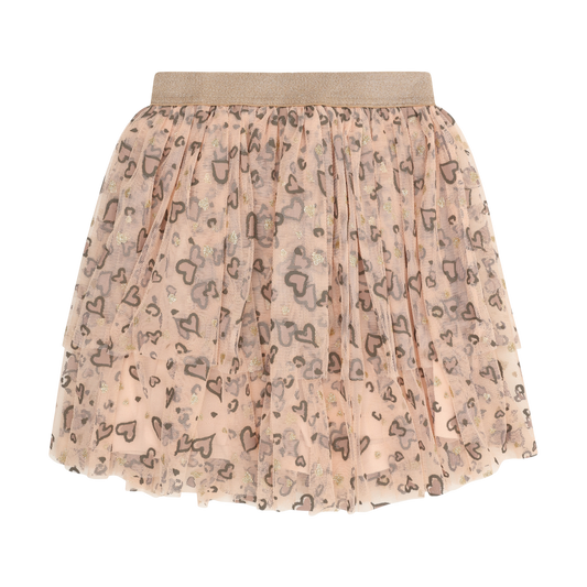 Cameo Rose Mesh Hearts Skirt