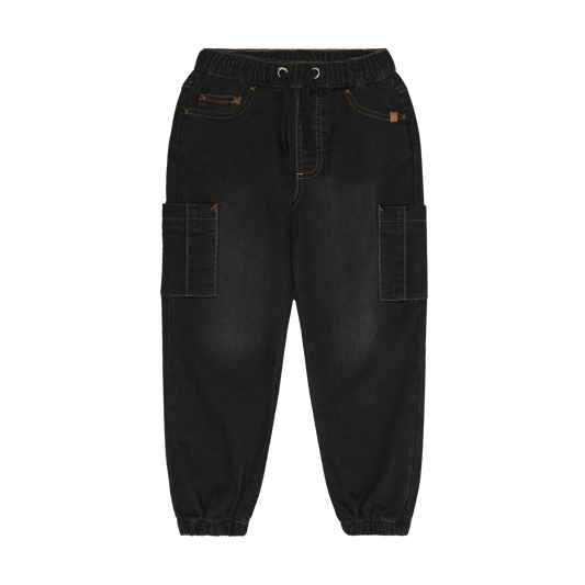 Tap Shoe Cargo Denim Joggers