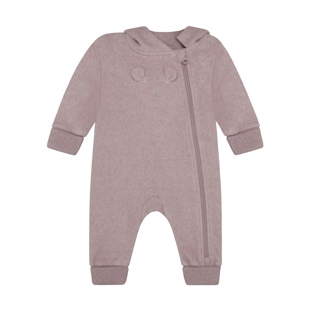 Fawn Hooded Fleece Zip Suit