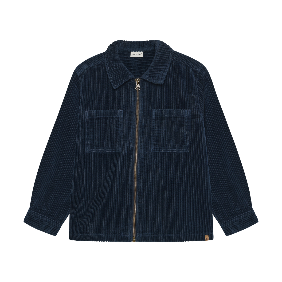 Midnight Navy Collared Corduroy Jacket