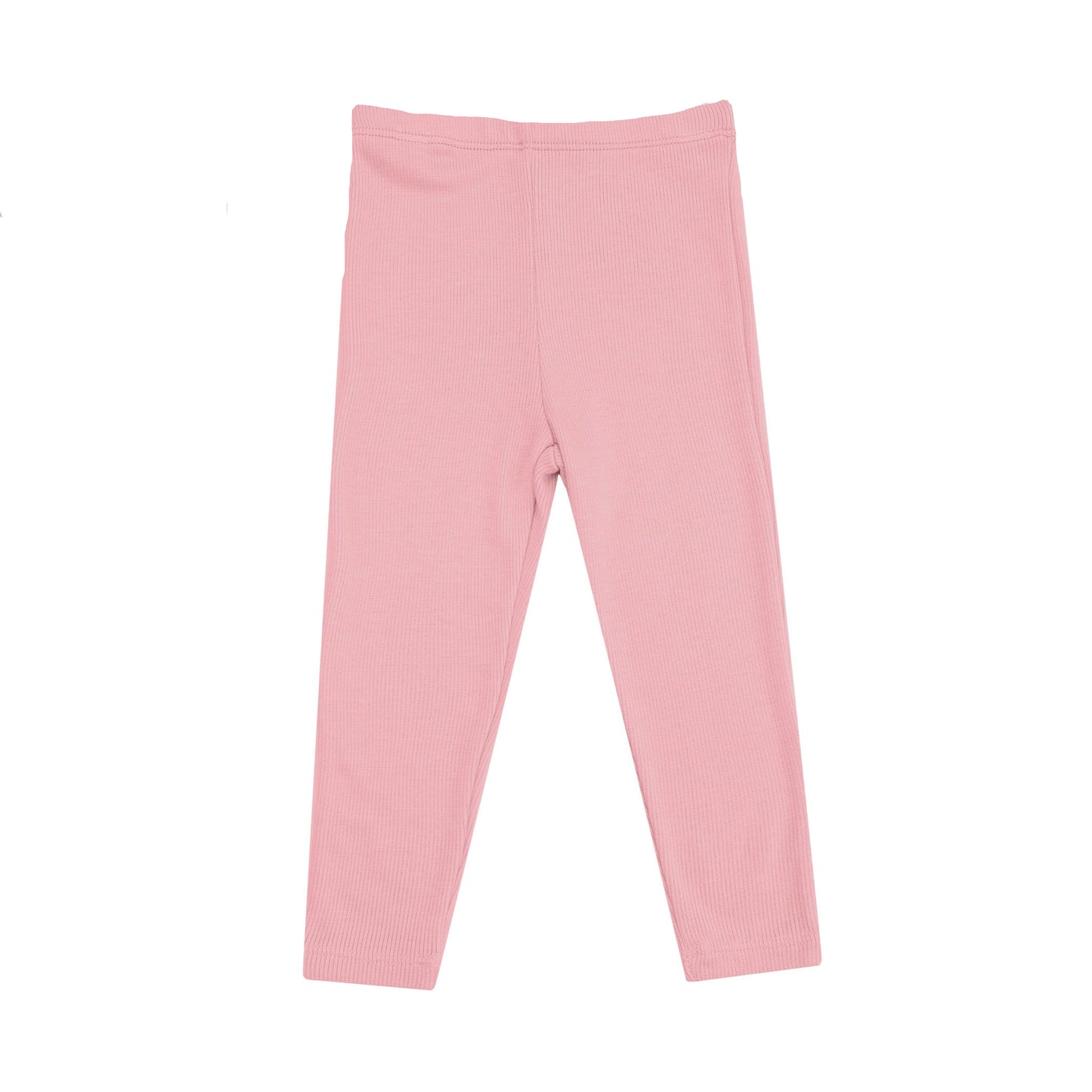 Heirloom Bouquets Pink Ribbed Leggings