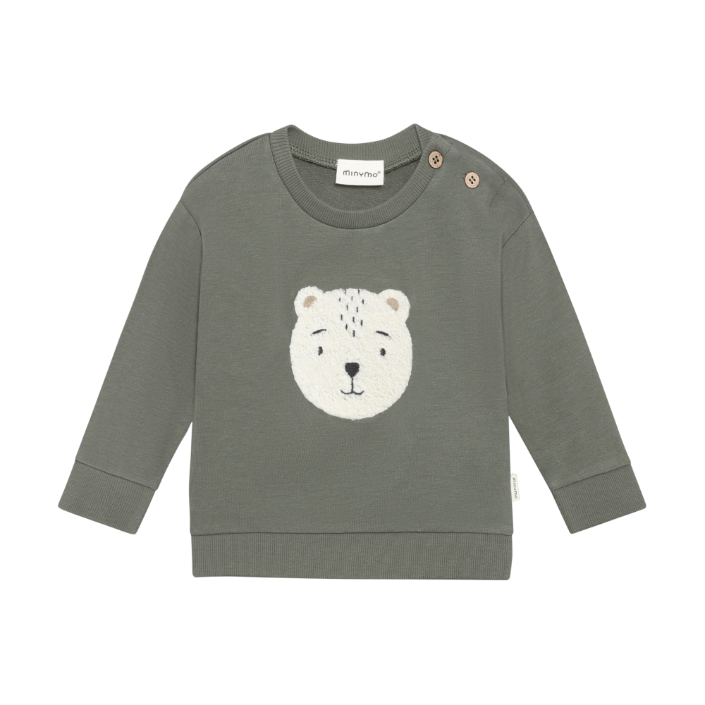Beetle Embroidered Polar Bear Sweatshirt