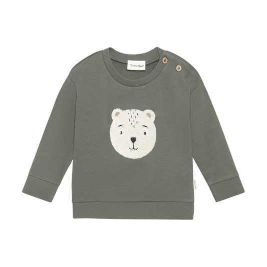 Beetle Embroidered Polar Bear Sweatshirt