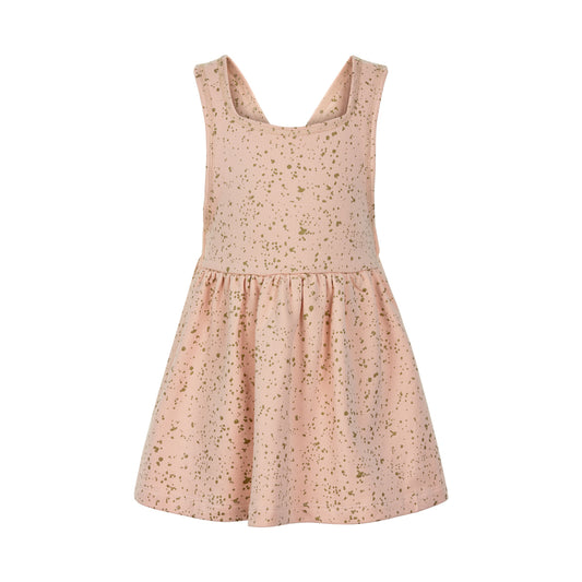 Rose Smoke Dress Sweat Gold Print