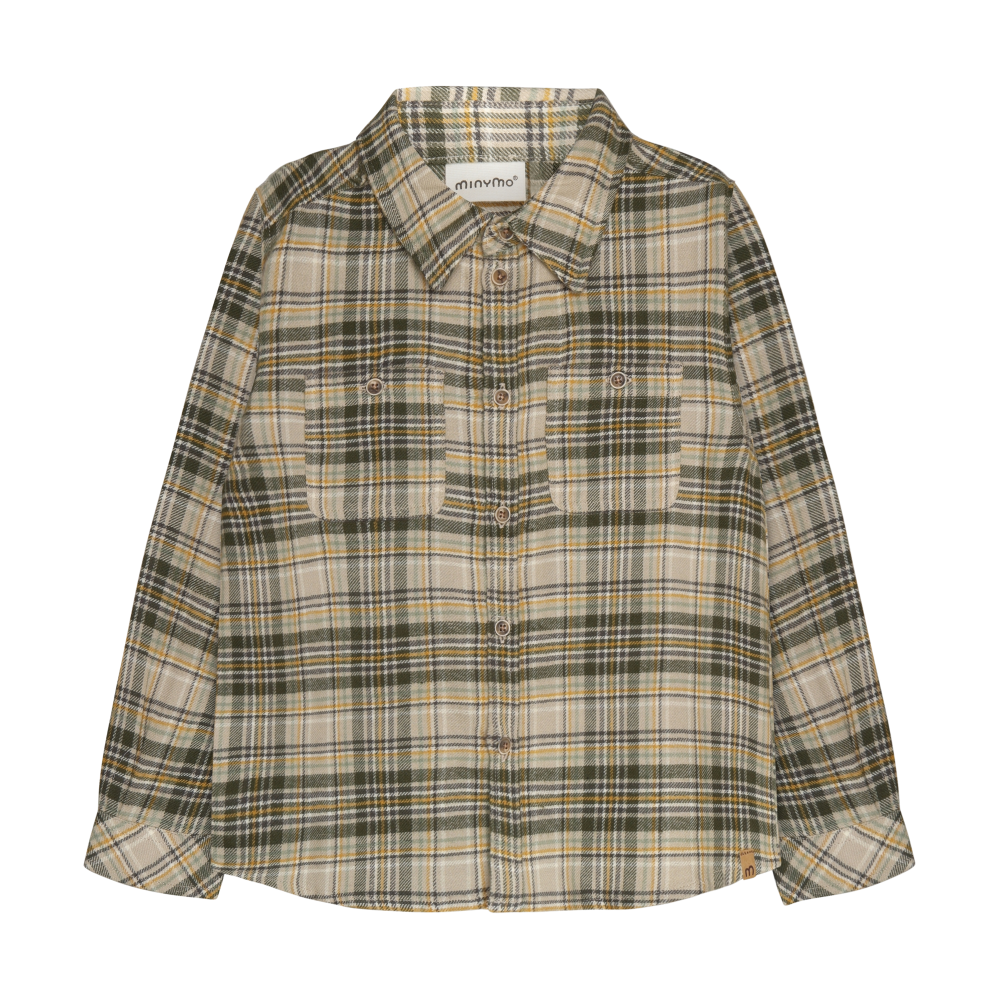 Feather Gray Shirt LS Check