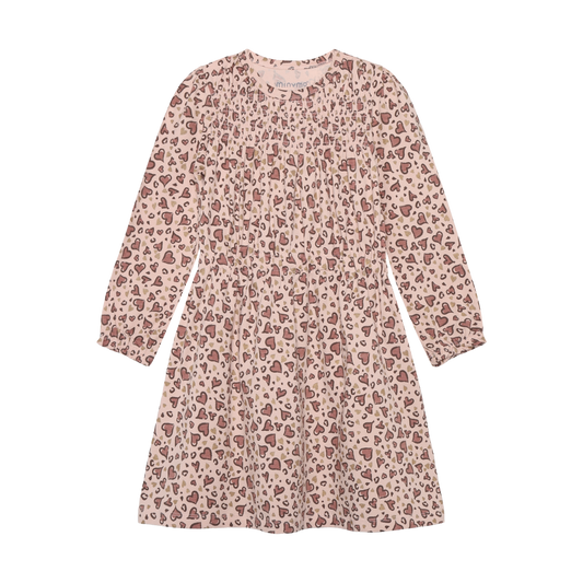 Cameo Rose Hearts Long Sleeve Dress