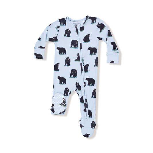 Black Bears - 2 Way Zipper Footie