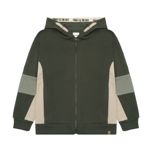 Beetle Colorblock Zip Up Hoodie