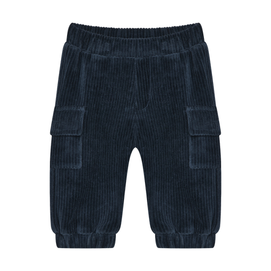 Midnight Navy Velour Sweatpants