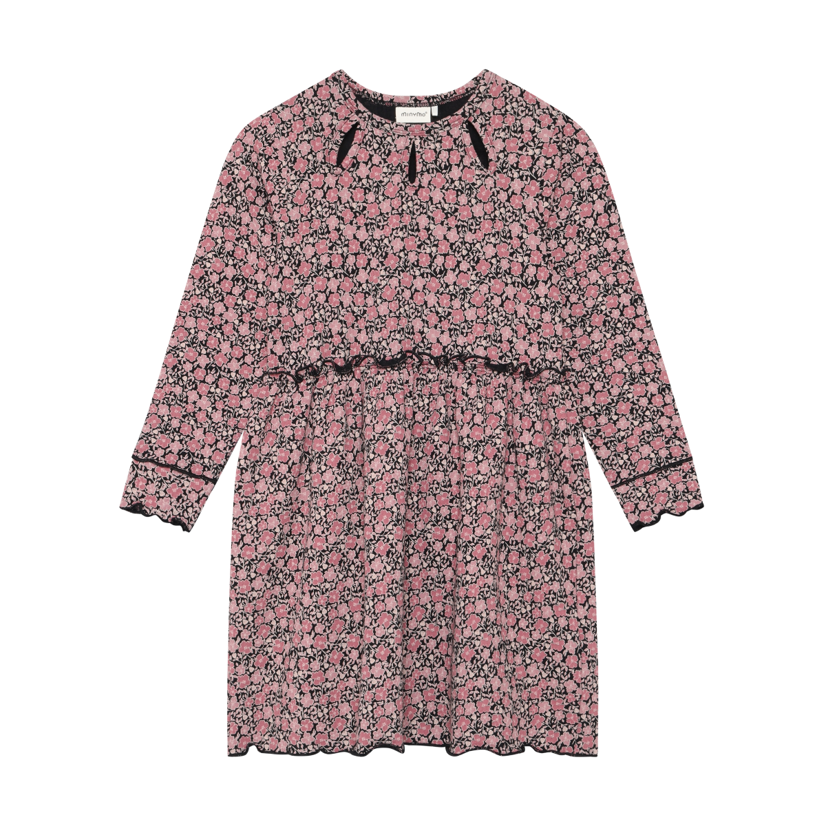 Tap Shoe Floral Long Sleeve Dress