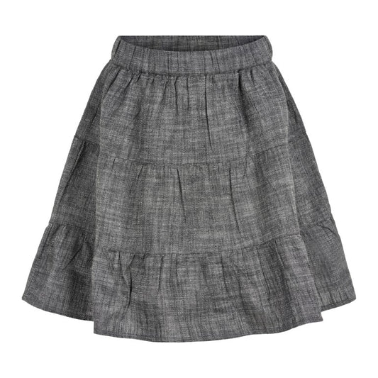 Mid Grey Melange Skirt Lurex