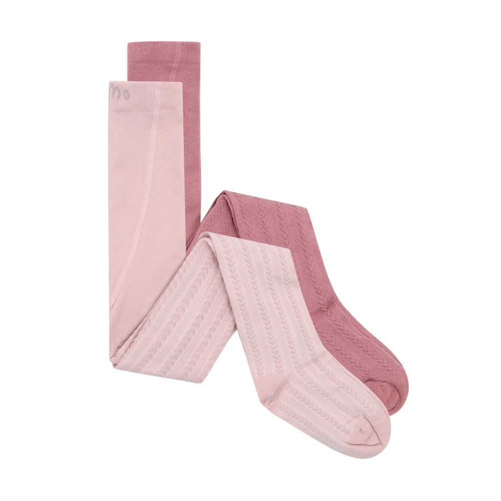 Cameo Rose 2-Pack Stockings w. Pattern
