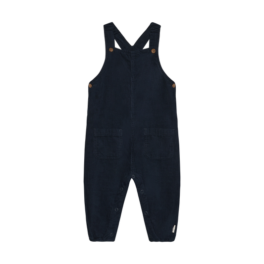 Dark Sapphire Adjustable Corduroy Overalls