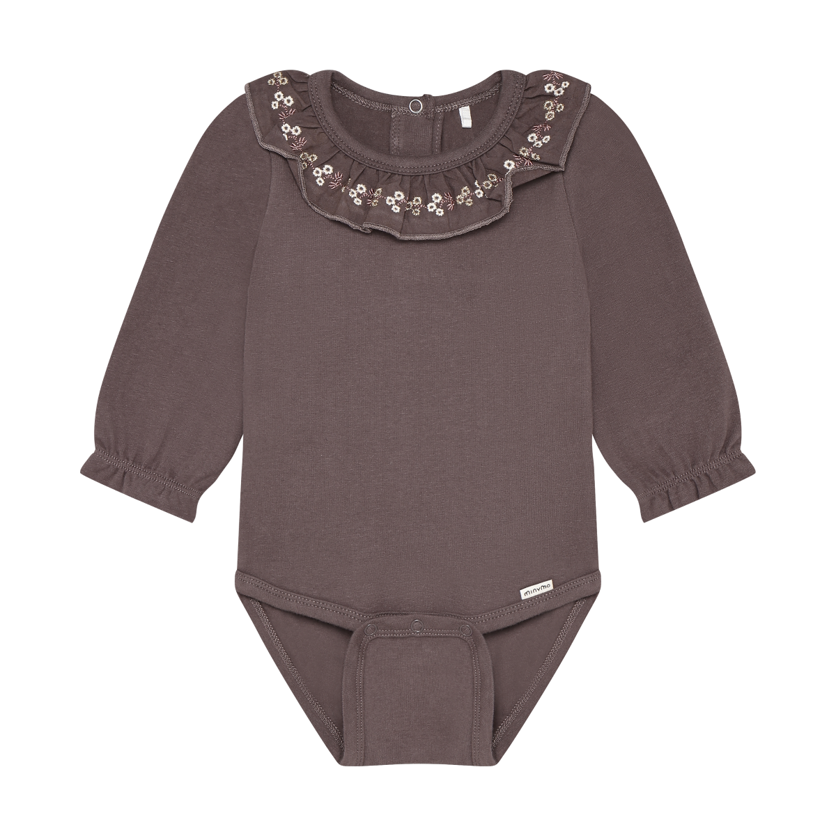 Plum Truffle Long Sleeve Onesie